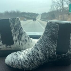 Myra Bag Monochrome Fur Ankle Booties